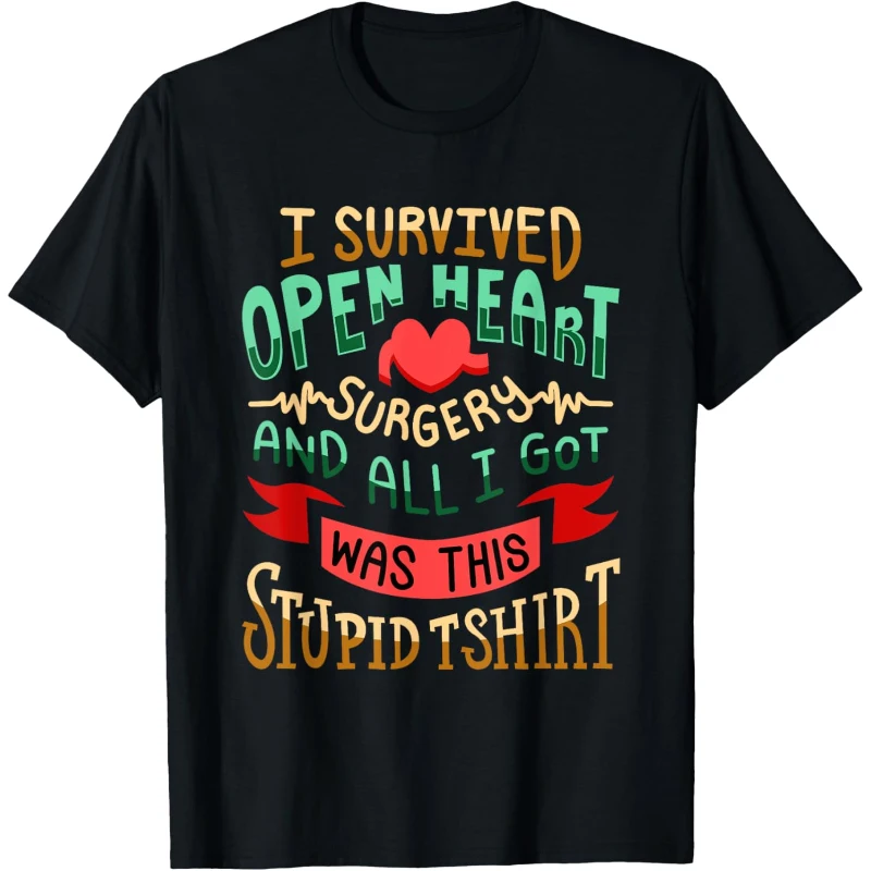 I Survived Open Heart Surgery Funny Recovery Mode Design Funny Tee Pride Gift