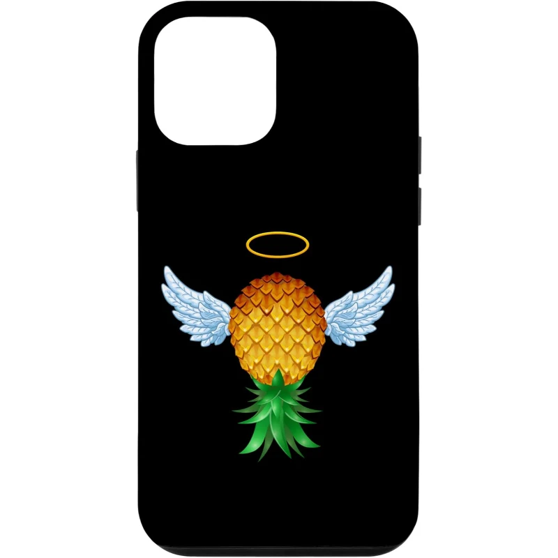 Cute Swinger Upside Down Pineapple Angel Wings Halloween iPhone Case | Halloween Gift
