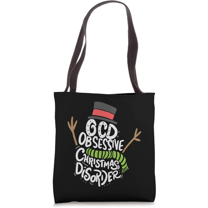Funny OCD - Obsessive Christmas Disorder Funny Tote Bag Christmas Gift