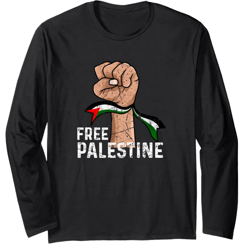 Free Palestine Support Palestine Gaza Supporting Palestine Proud Palestinian Long Sle...