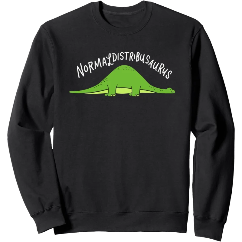 Normal Distribution Normaldistribusaurus Dinosaur Math Joke Sweatshirt Gift for Lovers