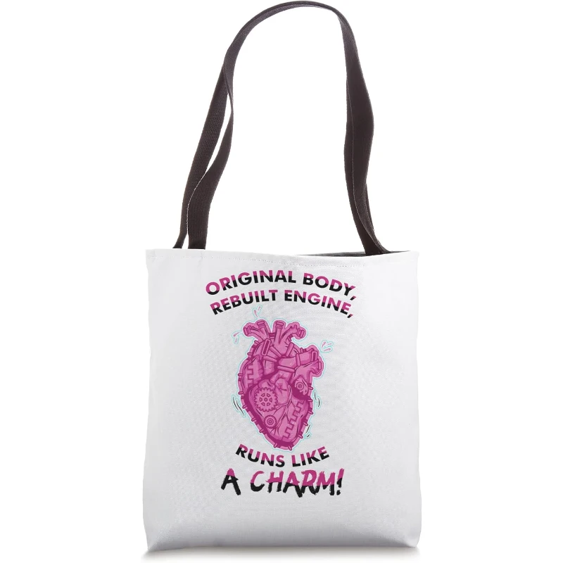 Original Body Runs Like A Charm Funny Open Heart Surgery Funny Tote Bag Pride Gift
