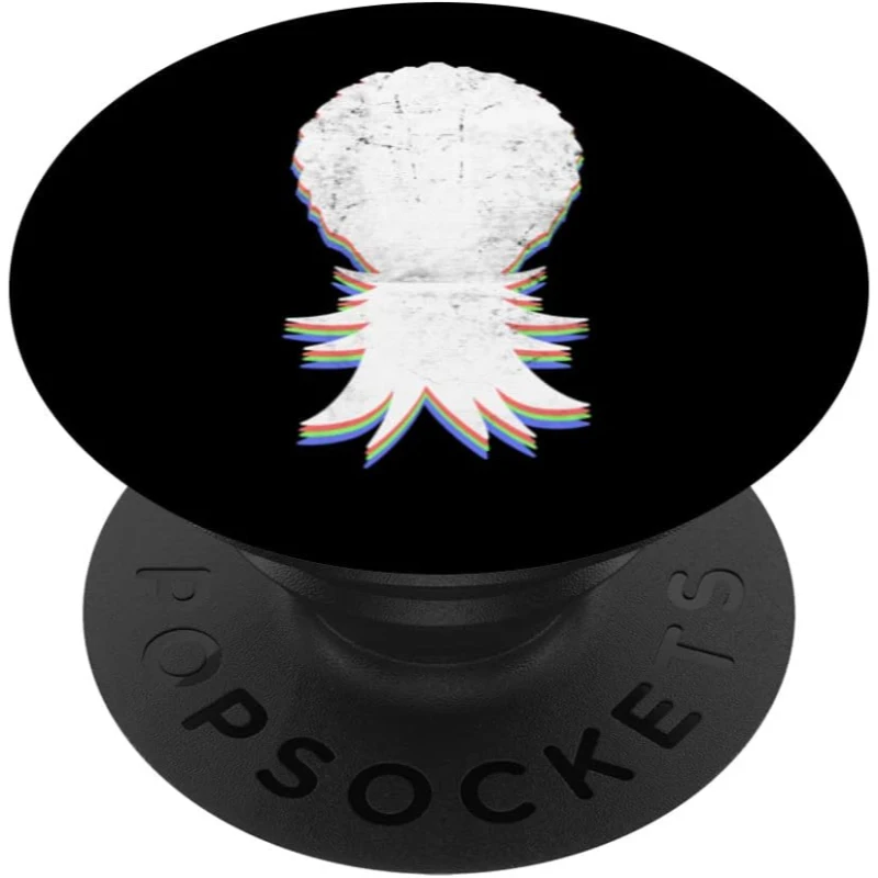Swinger Upside Down Pineapple Vintage Distress Retro Style PopSocket | Halloween Gift...