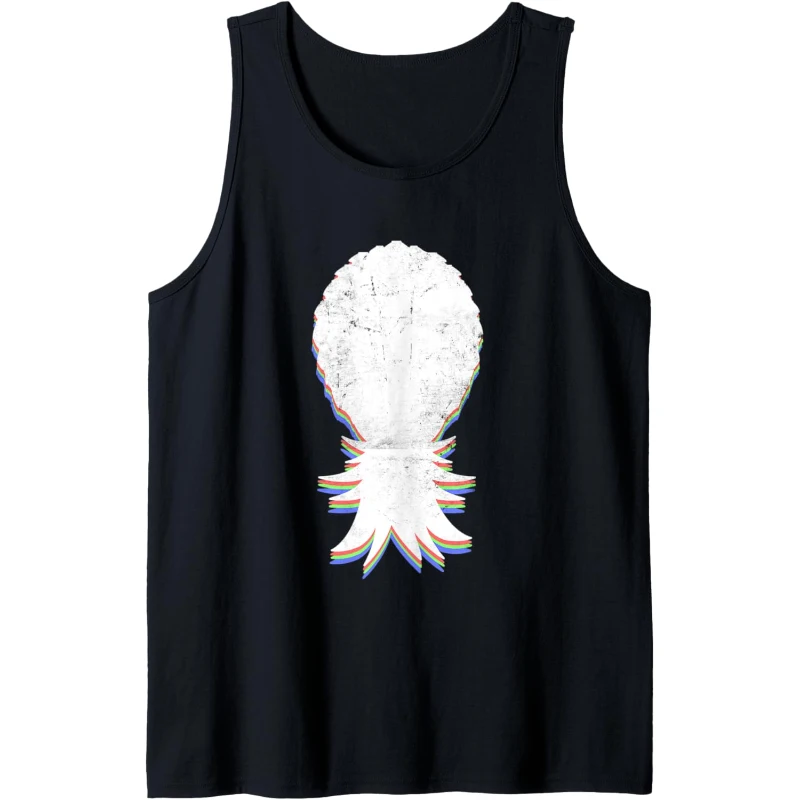 Swinger Upside Down Pineapple Vintage Distress Retro Style Tank Top | Halloween Gift ...