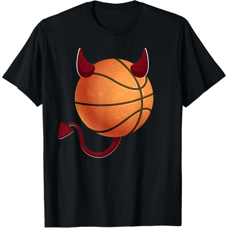 Basketball Bad Devil Basketball Lover Halloween Tee | Halloween Gift for Lovers