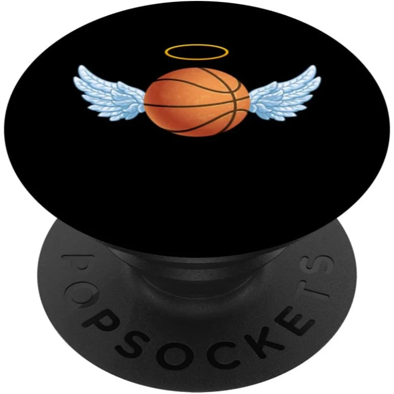 Angel Wings Basketball Lovers Halloween PopSocket | Halloween Gift for Lovers