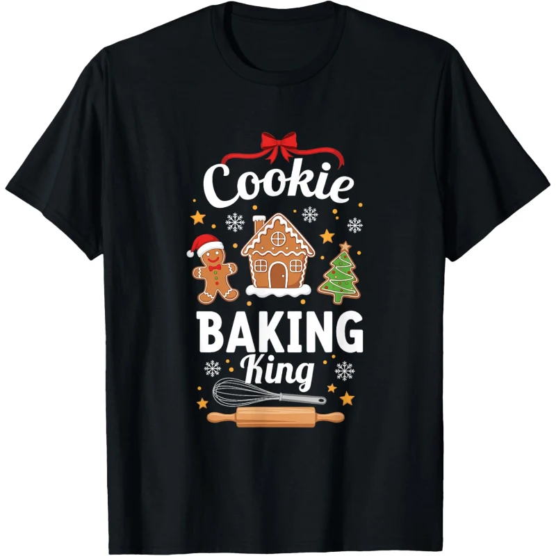 Cookie Baking King Christmas Cheer Tee | Christmas Gift for Men
