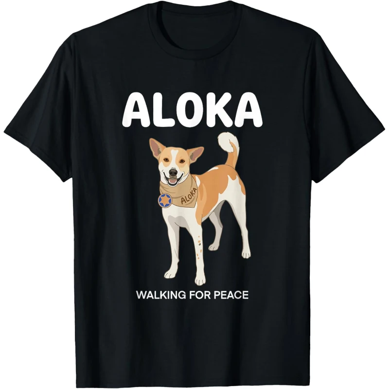 Aloka The Peace Dog Walking For Peace 2026 Buddhist Monk Peace Buddhist Monk Tee